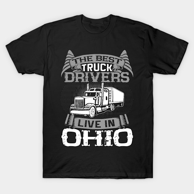 Ohio Truckers T-Shirt by jmgoutdoors